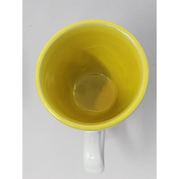 Ceramic Love Is Patient Mug White & Yellow 1 Corinthians 13:4-7‎ Royal Norfolk - Picture 5 of 8